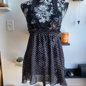 Victoria’s Secret polka dot & lace chemise set